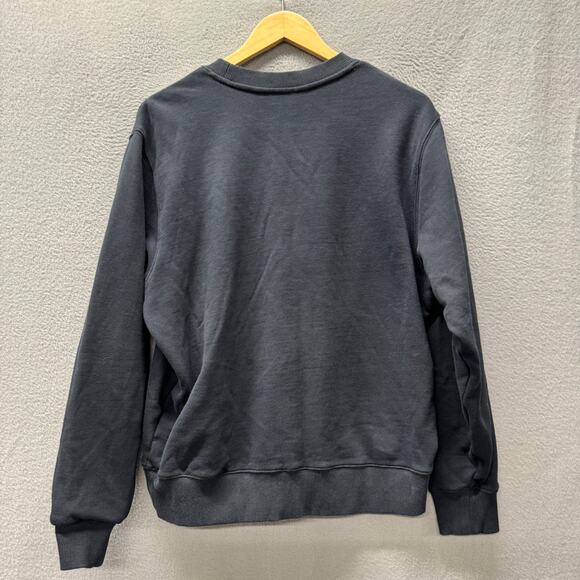 Teddy Fresh x Rick and Morty Sweatshirt Adult Small Black Embroidered Pullover - Picture 3 of 7